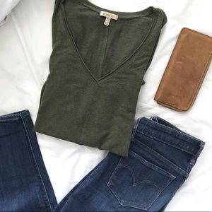 Anthropologie Green Tee in size XS